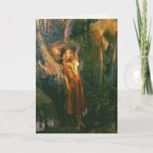 Carte Greetingcard Avec Gaston Bussiere Peinture