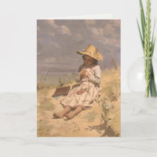 Carte Greetingcard avec la peinture de peau de Paul