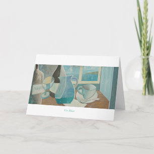 Carte Greetings Card: Vin Blanc. St Ives Series.