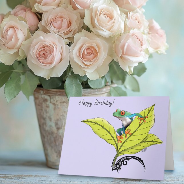 Carte Grenouille à arbre rouge (Créateur téléchargé)