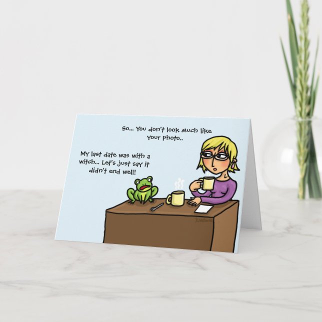 Carte Grenouille apparaît à la première date de rencontr (Devant)