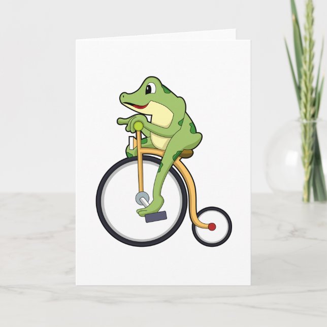 Carte Grenouille au cirque avec vélo.PNG (Devant)