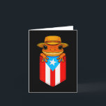 Carte Grenouille Coqui Jibaro Drapeau Porto Rico Boricua<br><div class="desc">Grenouille Coqui Jibaro Drapeau Porto Rico Boricua Pochette Borinquen</div>