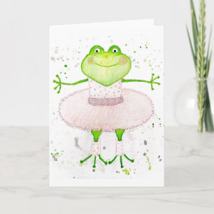 Carte Grenouille de Ballerina