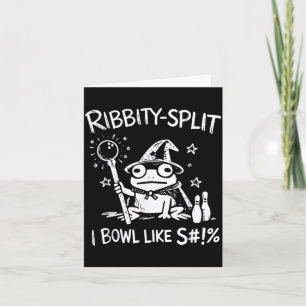 Carte Grenouille de magicien sarcastique Ribbity Split I