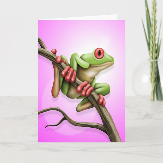 Carte Grenouille des arbres (Devant)