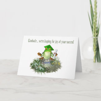 Carte Grenouille diplômée