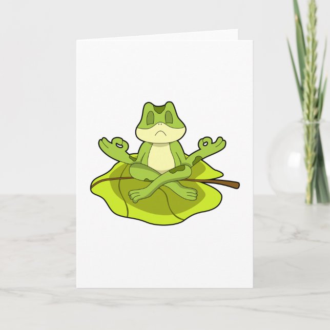 Carte Grenouille en Méditerranée (Devant)