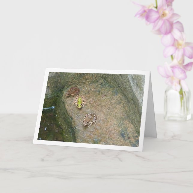 Carte Grenouille ibérique (Orchidée)