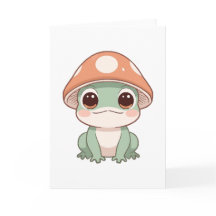 Grenouille Kawaii - Cute Casquette de Champignons