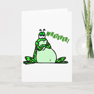 Carte Grenouille quoi que
