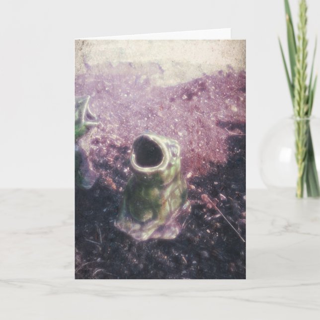 Carte Grenouilles dans le jardin (Devant)