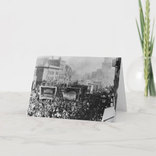 Carte Grève de dock de Londres, 1889