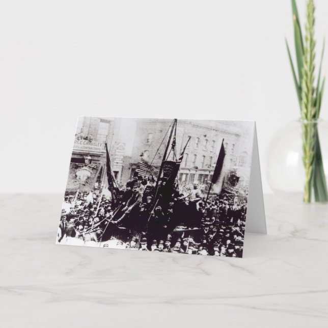 Carte Grève de dock de Londres, 1889 2 (Devant)