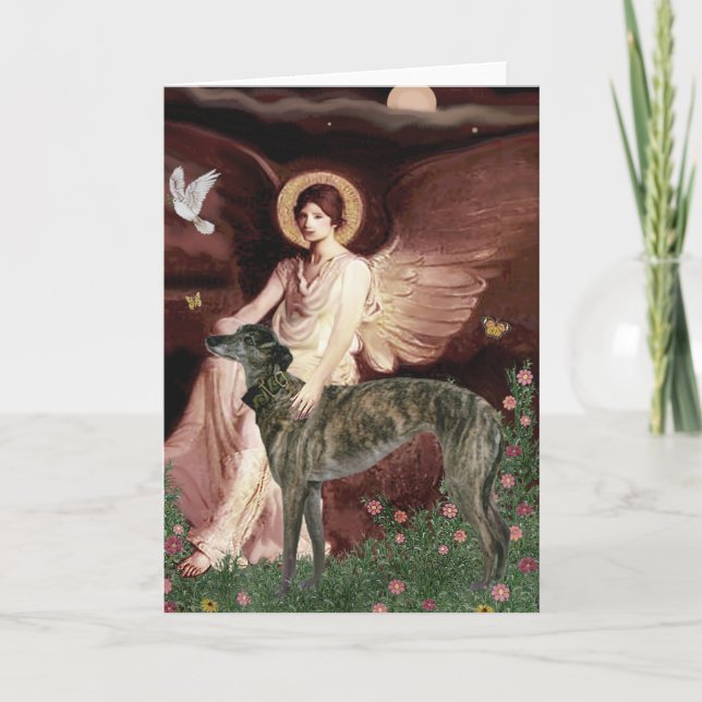 Carte Greyhound (br) - Ange assis (Devant)