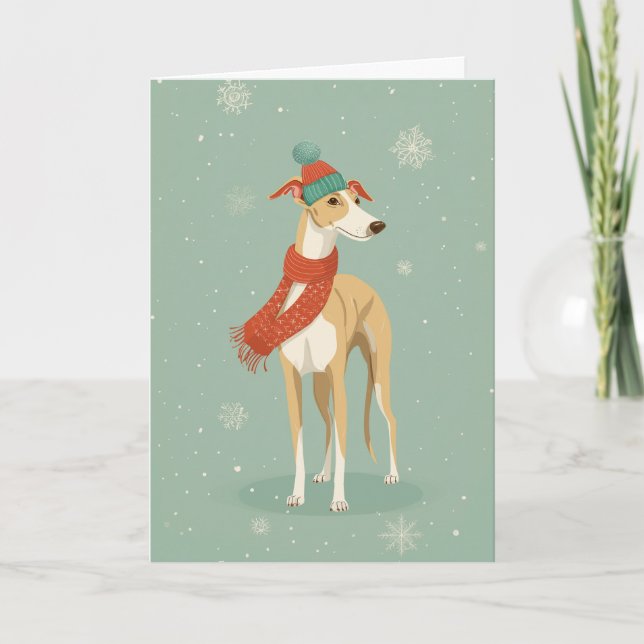 Carte Greyhound Holiday Greeting (Devant)