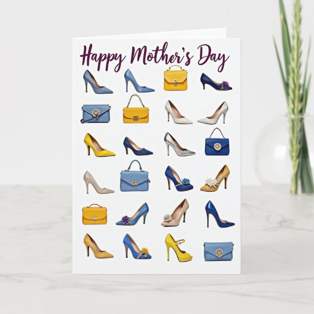 Carte Grid Fashion Finds Card (Devant)