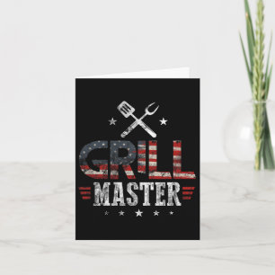 Carte Grill Master Usa Drapeau Patriotique Barbeque Bbq
