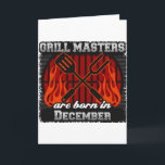 Carte Grill Masters Est Né En Décembre BBQ Anniversaire<br><div class="desc">Grill Masters Est Né En Décembre BBQ Anniversaire</div>