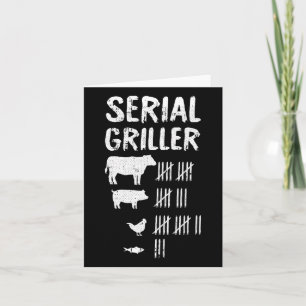 Carte Griller série Fête des pères Funny Grill Grill Bb