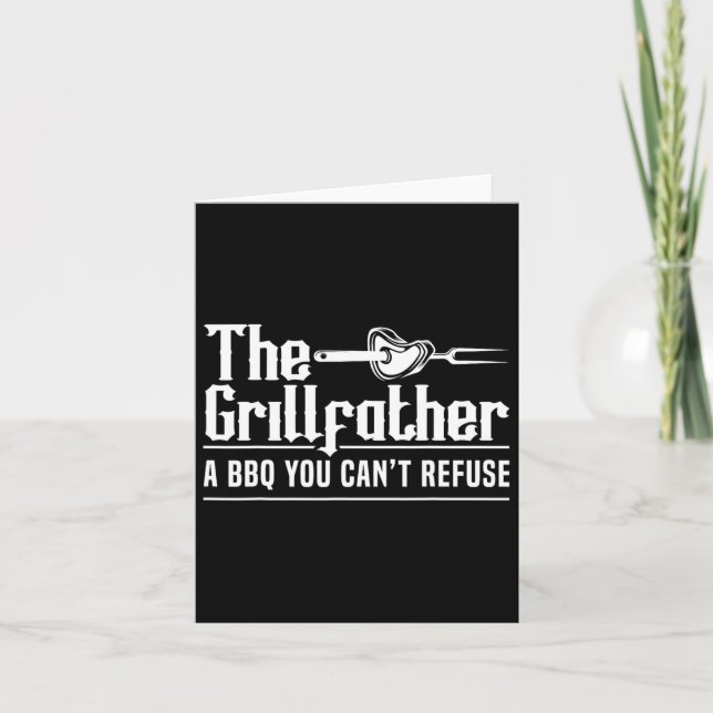 Carte Grillfather Grilling Grillmaster Rbecue (Devant)