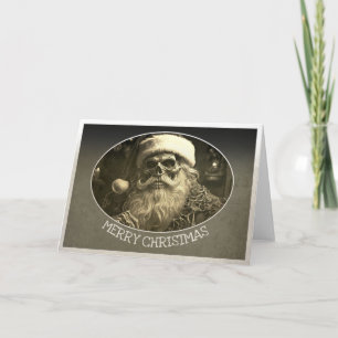 Carte Grim Noël - Père Noël squelette  65609
