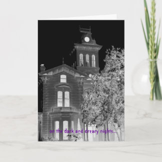 Carte Grimm Gothic Halloween Greetings