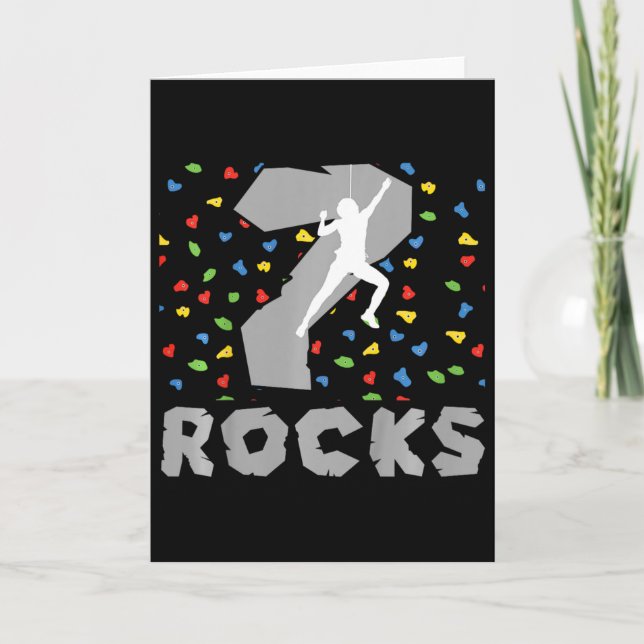 Carte Grimpeur de 7 ans pour son anniversaire  (Devant)