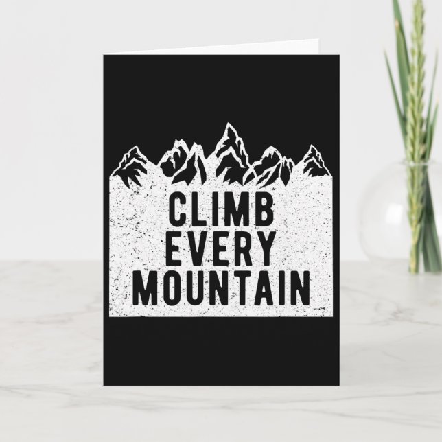 Carte Grimpez chaque montagne  (Devant)
