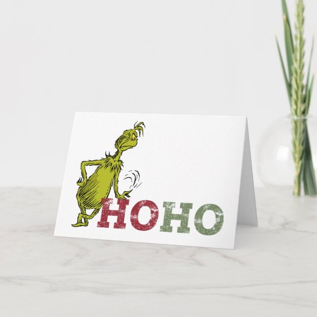 Carte Grinch | Ho Ho Ho (Devant)