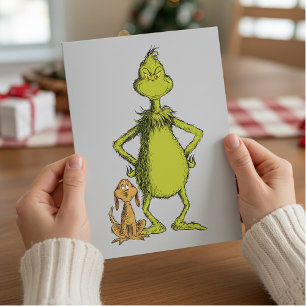 Carte Grinch Max & posture de Grinch