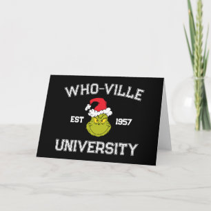 Carte Grinch   Université de Who-ville Établie en 1957