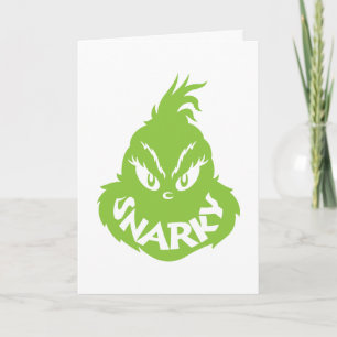 Carte Grincheux grinche Visage de Grinch
