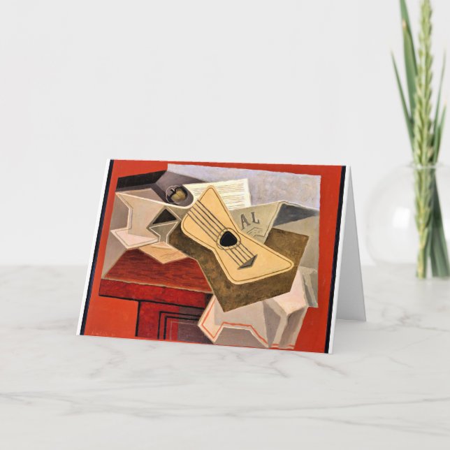 Carte Gris - Guitar and Newspaper (Devant)