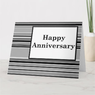 Carte gris heureux d'anniversaire barré