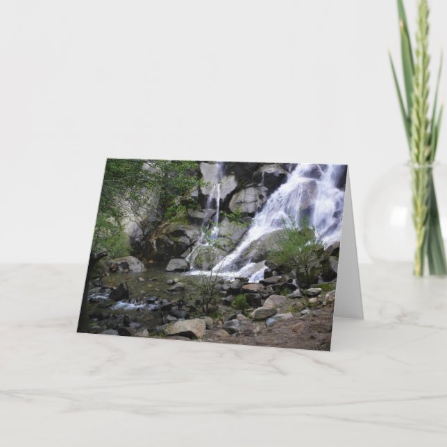 Carte Grizzly Falls, King's Canyon National Park, (Devant)