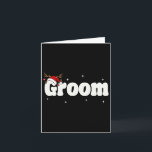 Carte Groom Bride Père Noël Couples tenues de Noël Xmas<br><div class="desc">Groom Bride Père Noël Couples tenues de Noël Xmas Pyjamas</div>