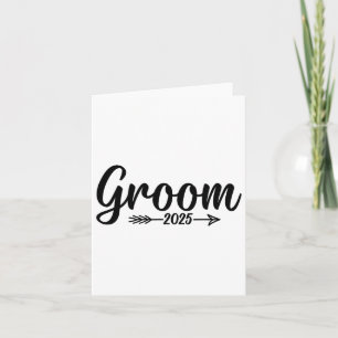 Carte Groom Est. fiançailles Mariage marié 2025