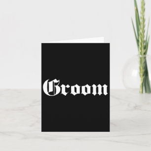 Carte Groom Old School Design - Bachelor Party - Mariage