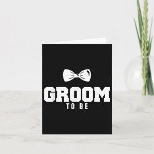 Carte Groom To Be Bachelor Party