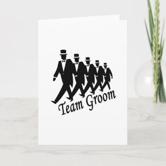 Carte Groomsmen Team Groom