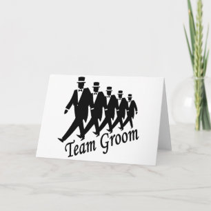 Carte Groomsmen Team Groom