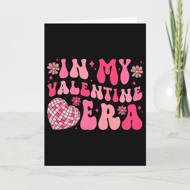 Carte Groovy à mon époque de la Saint-Valentin Disco Byl (Devant)