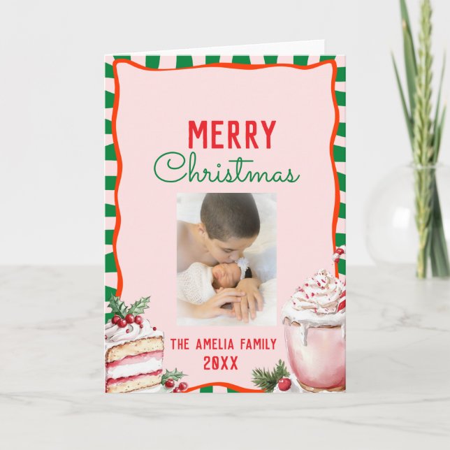 Carte Groovy Christmas Sweet Treats Photo  (Devant)