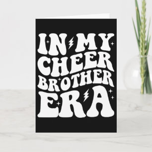 Carte Groovy Dans Mon Frère Ère Cheerleading Cheerleader