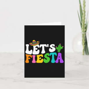 Carte Groovy Fiesta Cinco De Mayo Fête Mexicaine 5