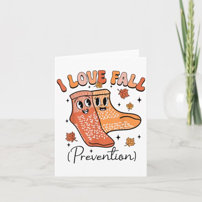 Carte Groovy I Prévention des chutes Pt Physiothérapie  (Devant)