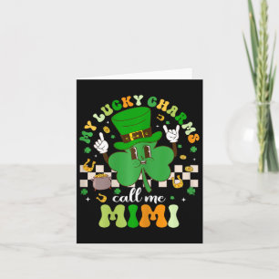 Carte Groovy My Lucky Charms m'appelle Mimi St Patricks 