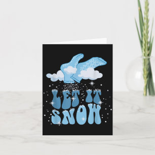 Carte Groovy Qu'il neige Pct Technicien en soins aux pat