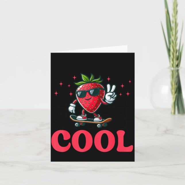 Carte Groovy So Berry Cool Fruit Lover Saison Fraise (Devant)